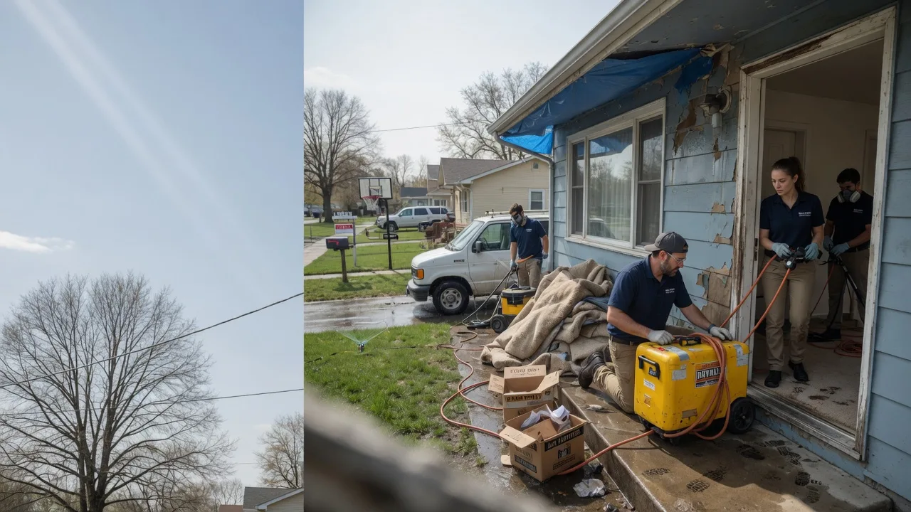 Basement Flood Cleanup in Mendon, IL near me